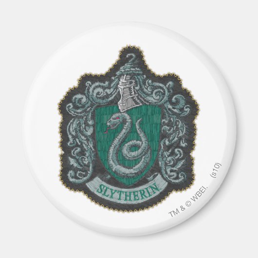 Harry Potter | Retro Geweldig Slytherin Wapen Magneet (Voorkant)