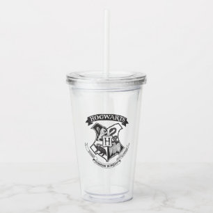 Harry Potter Retro Hogwarts Crest Acryl Drinkbeker