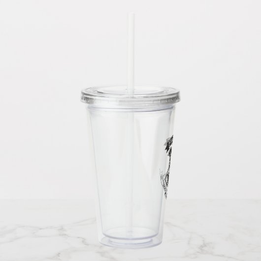 Harry Potter | Retro Hogwarts Crest Acryl Drinkbeker (Rechts)