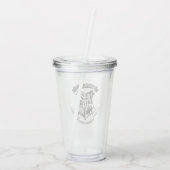 Harry Potter | Retro Hogwarts Crest Acryl Drinkbeker (Achterkant)