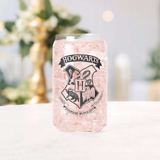 Harry Potter | Retro Hogwarts Crest Blikvorm Glas (Insitu (Huwelijk))