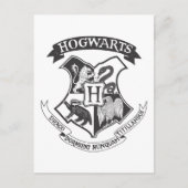 Harry Potter | Retro Hogwarts Crest Briefkaart (Voorkant)