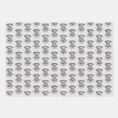 Harry Potter | Retro Hogwarts Crest Inpakpapier Vel (Voorkant 2)