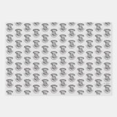 Harry Potter | Retro Hogwarts Crest Inpakpapier Vel (Voorkant)