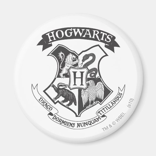 Harry Potter | Retro Hogwarts Crest Magneet (Voorkant)