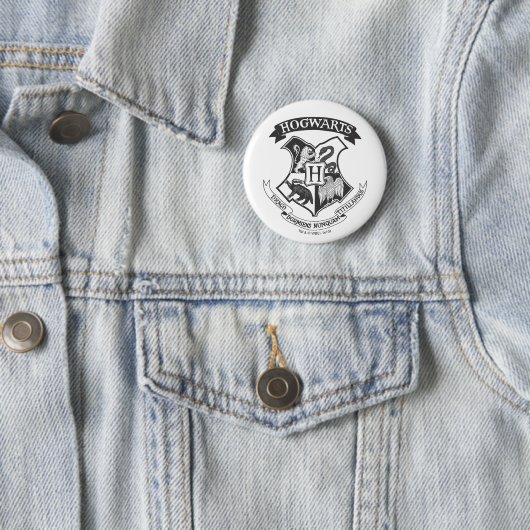 Harry Potter | Retro Hogwarts Crest Ronde Button 5,7 Cm (In situ)