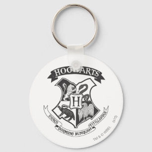 Harry Potter   Retro Hogwarts Crest Sleutelhanger