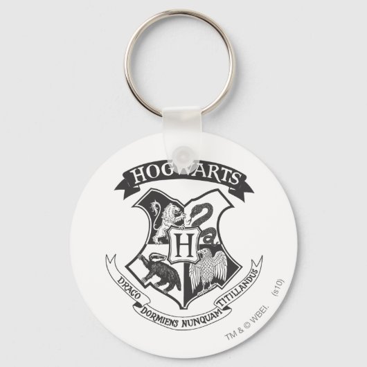 Harry Potter | Retro Hogwarts Crest Sleutelhanger (Voorkant)