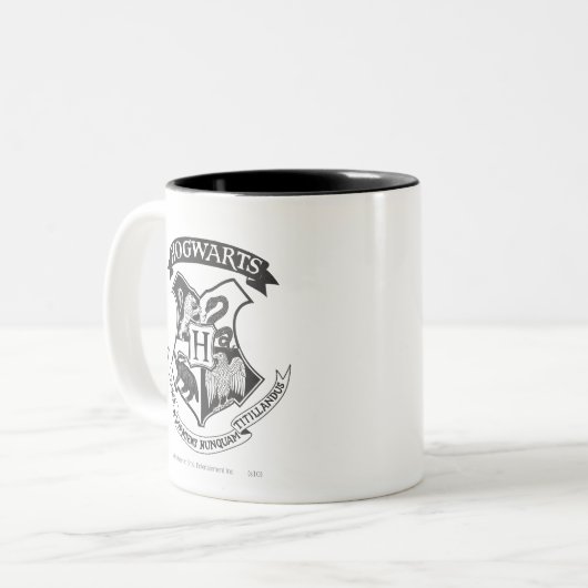 Harry Potter | Retro Hogwarts Crest Tweekleurige Koffiemok (Voorkant links)