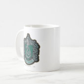 Harry Potter | Retro indrukwekkend Slytherin wapen Koffiemok (Voorkant links)