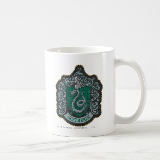 Harry Potter | Retro indrukwekkend Slytherin wapen Koffiemok (Rechts)