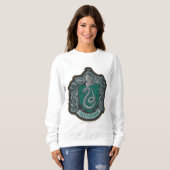 Harry Potter | Retro krachtige Slytherin wapen Trui (Voorkant volledig)