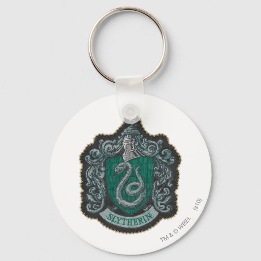 Harry Potter | Retro Machtig Slytherin Wapen Sleutelhanger (Voorkant)