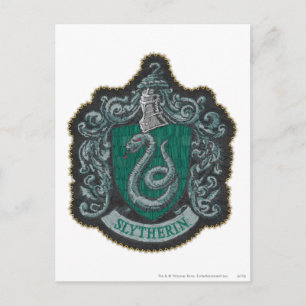 Harry Potter Retro Mighty Slytherin Crest Briefkaart