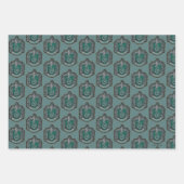 Harry Potter | Retro Mighty Slytherin Crest Inpakpapier Vel (Voorkant)