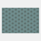 Harry Potter | Retro Mighty Slytherin Crest Inpakpapier Vel (Voorkant)