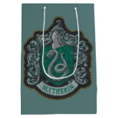 Harry Potter | Retro Mighty Slytherin Crest Medium Cadeauzakje (Achterkant)