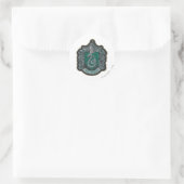 Harry Potter | Retro Mighty Slytherin Crest Ronde Sticker (Tas)