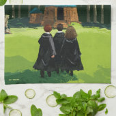HARRY POTTER™, Ron, & Hermione bij Hagrids Hut Theedoek (Gevouwen)