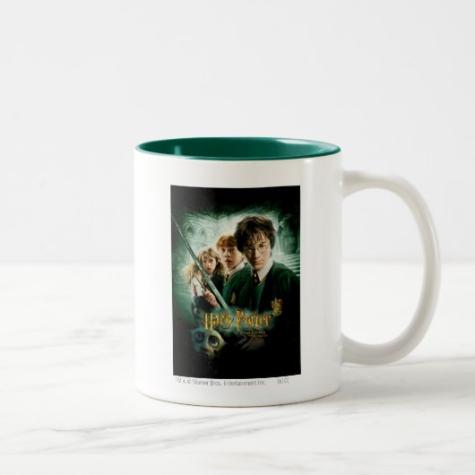 Harry Potter Ron Hermione Dobby Groepsbeeld Tweekleurige Koffiemok (Rechts)