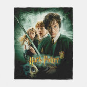Harry Potter Ron Hermione Dobby Groepsfoto Fleece Deken (Voorkant)