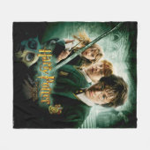 Harry Potter Ron Hermione Dobby Groepsfoto Fleece Deken (Voorkant (Horizontaal))