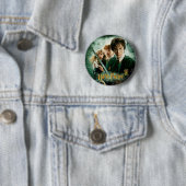 Harry Potter Ron Hermione Dobby Groepsfoto Ronde Button 5,7 Cm (In situ)