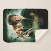 Harry Potter Ron Hermione Dobby Groepsfoto Sherpa Deken (Voorkant (horizontaal))