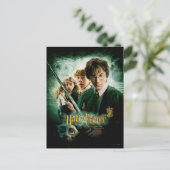 Harry Potter Ron Hermione Dobby Group Shot Briefkaart (Staand voorkant)