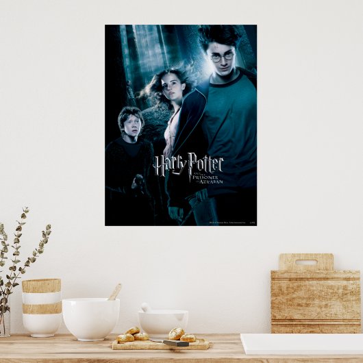 Harry Potter Ron Hermione In Bos Poster (Keuken)