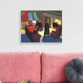 HARRY POTTER™, Ron & Hermione in Common Room Canvas Afdruk (Insitu (Woonkamer))