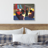 HARRY POTTER™, Ron & Hermione in Common Room Canvas Afdruk (Insitu (Slaapkamer))