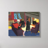 HARRY POTTER™, Ron & Hermione in Common Room Canvas Afdruk (Voorkant)