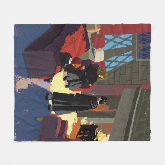 HARRY POTTER™, Ron & Hermione in Common Room Fleece Deken (Voorkant (Horizontaal))