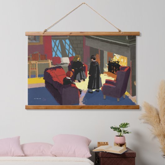 HARRY POTTER™, Ron & Hermione in Common Room Hangend Wandkleed (Slaapkamer)
