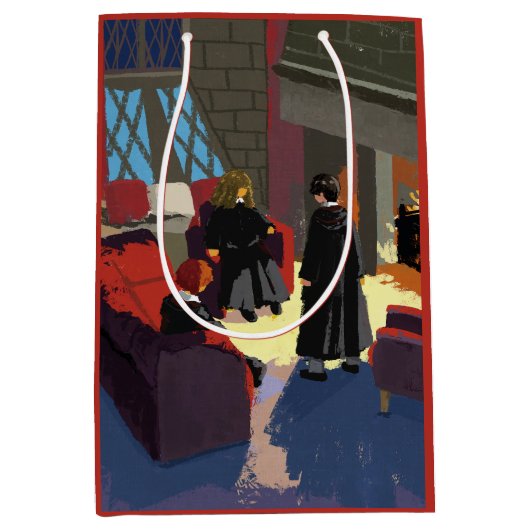 HARRY POTTER™, Ron & Hermione in Common Room Medium Cadeauzakje (Voorkant)