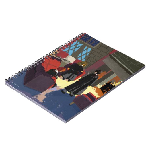 HARRY POTTER™, Ron & Hermione in Common Room Notitieboek (Linkerzijde)