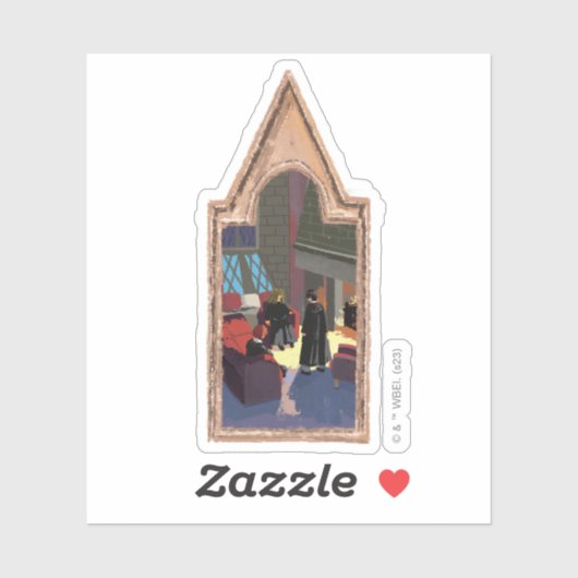 HARRY POTTER™, Ron & Hermione in Common Room Sticker (Vel)