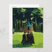 HARRY POTTER™, Ron & Hermione in Hagrid's Hut Briefkaart (Voorkant / Achterkant)