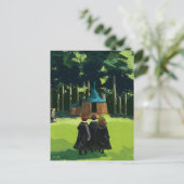 HARRY POTTER™, Ron & Hermione in Hagrid's Hut Briefkaart (Staand voorkant)