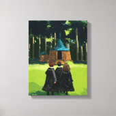 HARRY POTTER™, Ron & Hermione in Hagrid's Hut Canvas Afdruk (Voorkant)