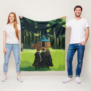 HARRY POTTER™, Ron & Hermione in Hagrid's Hut Fleece Deken
