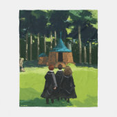 HARRY POTTER™, Ron & Hermione in Hagrid's Hut Fleece Deken (Voorkant)