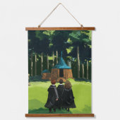 HARRY POTTER™, Ron & Hermione in Hagrid's Hut Hangend Wandkleed (Voorkant)