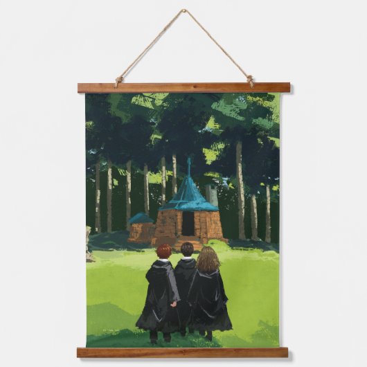 HARRY POTTER™, Ron & Hermione in Hagrid's Hut Hangend Wandkleed (Voorkant)
