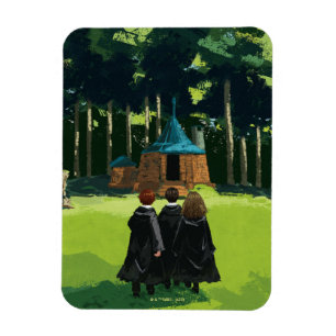 HARRY POTTER™, Ron & Hermione in Hagrid's Hut Magneet