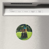 HARRY POTTER™, Ron & Hermione in Hagrid's Hut Magneet (Insitu (Vaatwasser))