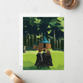 HARRY POTTER™, Ron & Hermione in Hagrid's Hut Notitiekaartje (Voorkant / Achterkant in situ)