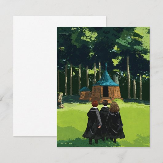 HARRY POTTER™, Ron & Hermione in Hagrid's Hut Notitiekaartje (Voorkant / Achterkant)