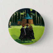HARRY POTTER™, Ron & Hermione in Hagrid's Hut Ronde Button 5,7 Cm (Voorkant)